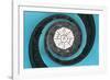 Dolce Vita Rome Collection - The Vatican Spiral Staircase Turquoise-Philippe Hugonnard-Framed Photographic Print