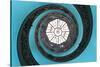Dolce Vita Rome Collection - The Vatican Spiral Staircase Turquoise-Philippe Hugonnard-Stretched Canvas