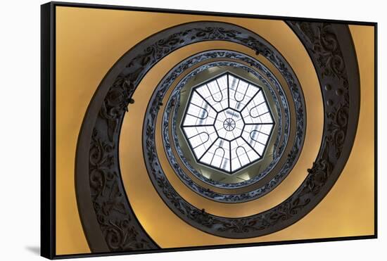 Dolce Vita Rome Collection - The Vatican Spiral Staircase-Philippe Hugonnard-Framed Stretched Canvas