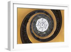 Dolce Vita Rome Collection - The Vatican Spiral Staircase-Philippe Hugonnard-Framed Photographic Print