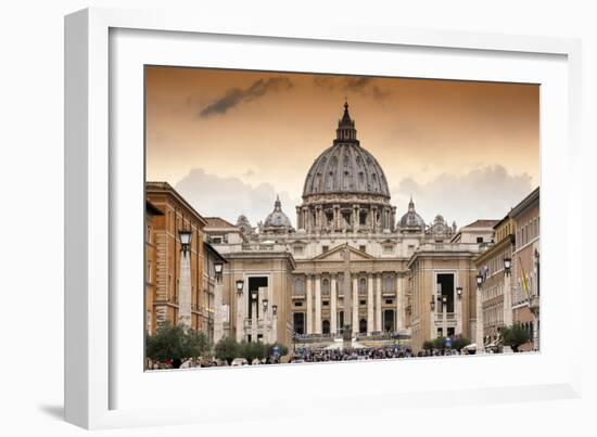 Dolce Vita Rome Collection - Vatican City at Sunset-Philippe Hugonnard-Framed Photographic Print