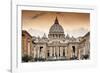 Dolce Vita Rome Collection - Vatican City at Sunset-Philippe Hugonnard-Framed Photographic Print