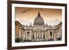 Dolce Vita Rome Collection - Vatican City at Sunset-Philippe Hugonnard-Framed Photographic Print