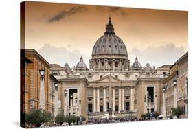 Dolce Vita Rome Collection - Vatican City at Sunset-Philippe Hugonnard-Stretched Canvas