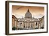 Dolce Vita Rome Collection - Vatican City at Sunset-Philippe Hugonnard-Framed Photographic Print