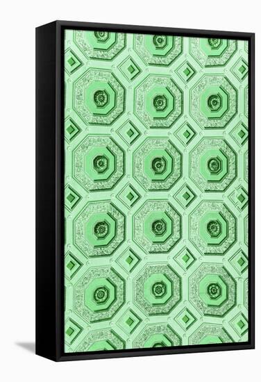Dolce Vita Rome Collection - Vatican Green Mosaic-Philippe Hugonnard-Framed Stretched Canvas
