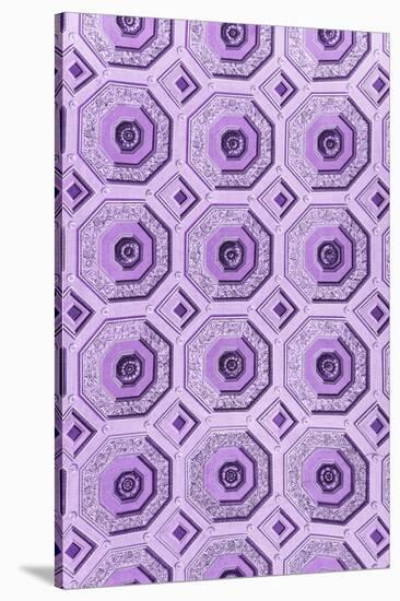 Dolce Vita Rome Collection - Vatican Purple Mosaic-Philippe Hugonnard-Stretched Canvas