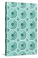 Dolce Vita Rome Collection - Vatican Turquoise Mosaic-Philippe Hugonnard-Stretched Canvas