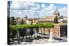 Dolce Vita Rome Collection - View of Rome II-Philippe Hugonnard-Stretched Canvas