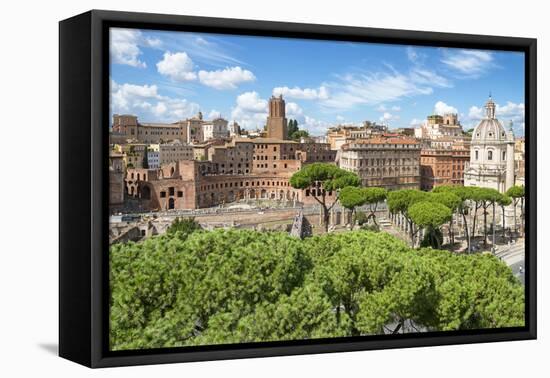 Dolce Vita Rome Collection - View of Rome IV-Philippe Hugonnard-Framed Stretched Canvas