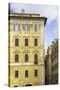 Dolce Vita Rome Collection - Yellow Buildings Facade II-Philippe Hugonnard-Stretched Canvas