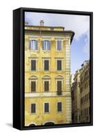 Dolce Vita Rome Collection - Yellow Buildings Facade II-Philippe Hugonnard-Framed Stretched Canvas