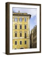 Dolce Vita Rome Collection - Yellow Buildings Facade II-Philippe Hugonnard-Framed Photographic Print