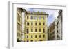 Dolce Vita Rome Collection - Yellow Buildings Facade-Philippe Hugonnard-Framed Photographic Print