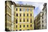 Dolce Vita Rome Collection - Yellow Buildings Facade-Philippe Hugonnard-Stretched Canvas