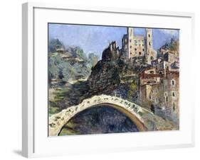 Dolceacqua, 1884-Claude Monet-Framed Giclee Print