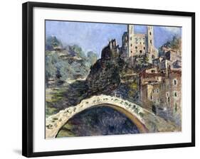 Dolceacqua, 1884-Claude Monet-Framed Giclee Print