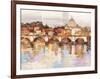 Dolcemente Roma-Luigi Florio-Framed Art Print