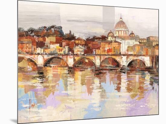 Dolcemente Roma-Luigi Florio-Mounted Art Print