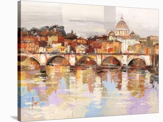 Dolcemente Roma-Luigi Florio-Stretched Canvas