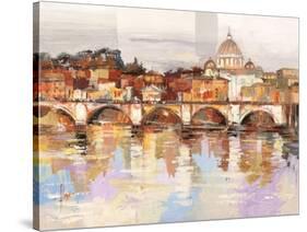 Dolcemente Roma-Luigi Florio-Stretched Canvas