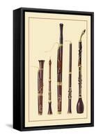 Dolciano, Oboe Da Caccia, Oboe, Basset Horn and Bassoon-null-Framed Stretched Canvas