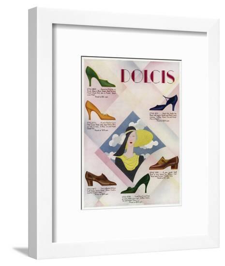 Dolcis Advert 1931--Framed Art Print