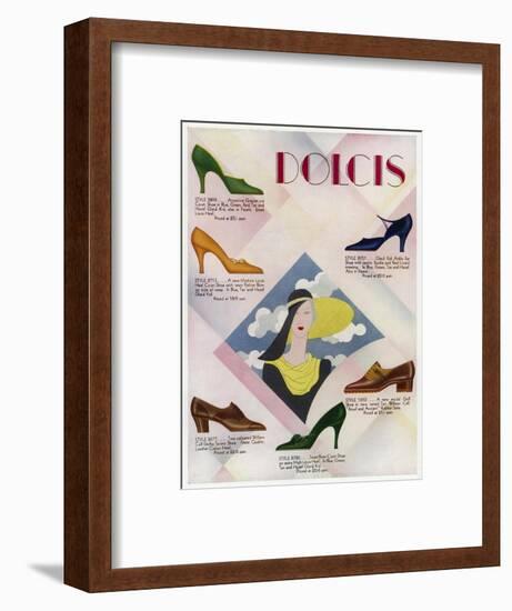 Dolcis Advert 1931-null-Framed Art Print