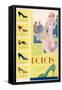 Dolcis Shoes Advertisement-null-Framed Stretched Canvas