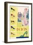 Dolcis Shoes Advertisement-null-Framed Art Print