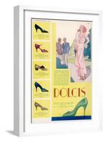 Dolcis Shoes Advertisement-null-Framed Art Print
