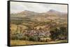 Dolgelley and Cader Idris-Alfred Robert Quinton-Framed Stretched Canvas