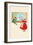 Doll By The Window-Eugene Field-Framed Art Print