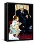 Doll Checkup (or Doll Pretending to Check up Doll)-Norman Rockwell-Framed Stretched Canvas