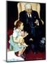 Doll Checkup (or Doll Pretending to Check up Doll)-Norman Rockwell-Mounted Giclee Print