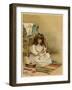 Doll Dried after Bath-William St Clair Simmons-Framed Art Print