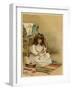 Doll Dried after Bath-William St Clair Simmons-Framed Art Print