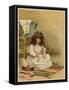 Doll Dried after Bath-William St Clair Simmons-Framed Stretched Canvas