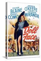 Doll Face, Carmen Miranda, Perry Como, Vivian Blaine, Dennis O'Keefe, Martha Stewart, 1946-null-Stretched Canvas