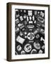 Doll House Furniture and Rugs Being Sold at F.A.O. Schwarz-Herbert Gehr-Framed Photographic Print
