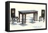 Doll House Furniture-null-Framed Stretched Canvas