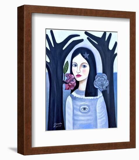 Doll in the Woods-Mercedes Lagunas-Framed Art Print