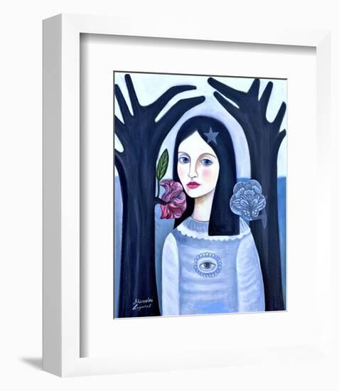 Doll in the Woods-Mercedes Lagunas-Framed Art Print