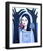 Doll in the Woods-Mercedes Lagunas-Framed Giclee Print
