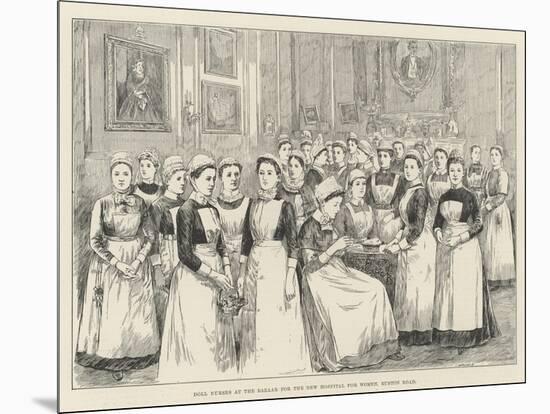 Doll Nurses at the Bazaar for the New Hospital for Women, Euston Road-null-Mounted Giclee Print