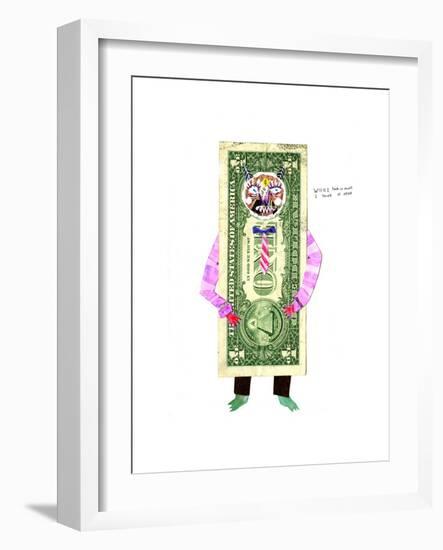 Dollar Man-Pat Macdonald-Framed Giclee Print