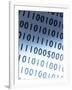 Dollar Sign Embedded in Binary Code-null-Framed Photographic Print