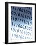 Dollar Sign Embedded in Binary Code-null-Framed Photographic Print