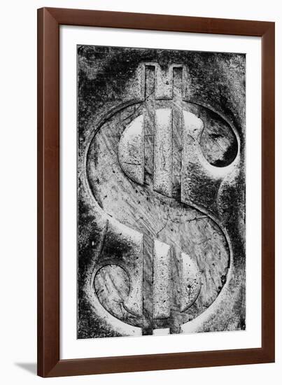 Dollar Sign-Chris Dunker-Framed Giclee Print
