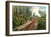 Dollarhide Trestle and Train-null-Framed Art Print